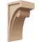 Ekena Millwork 8"W x 8"D x 16"H Wide Viola Rough Cedar Woodgrain TimberThane Corbel, Primed Tan CORUR08X08X16VIORCPR - alternate 1